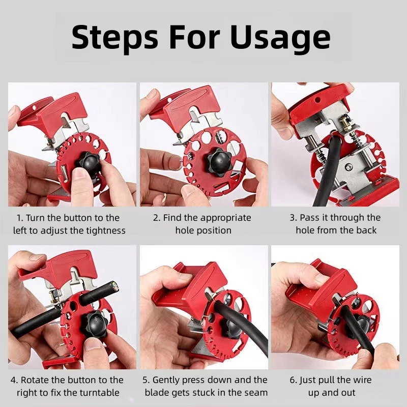 Universal Handheld Electric Wi - Automatic Wire Stripper Cutter recension och pris