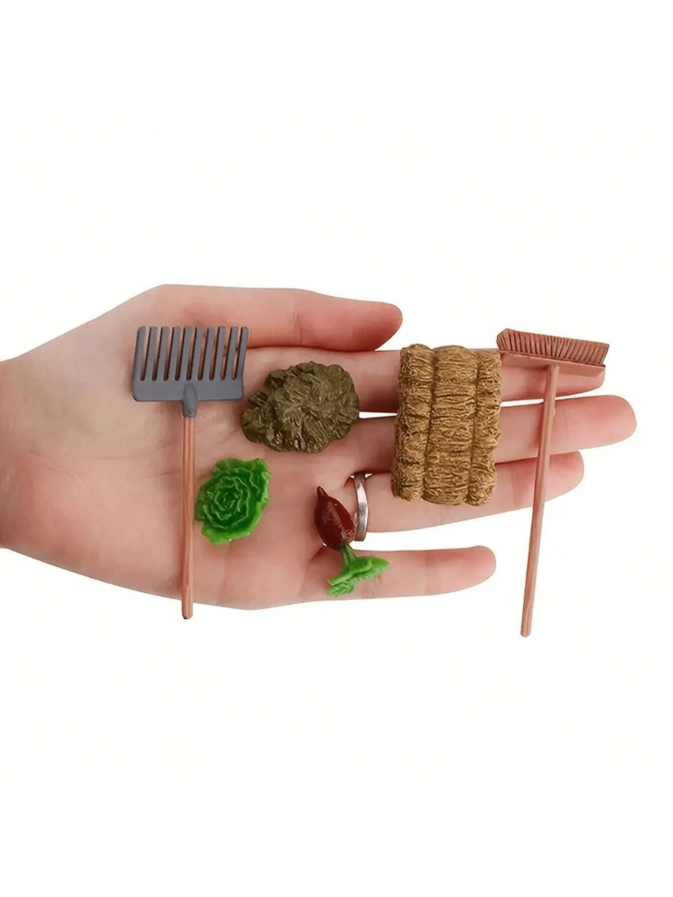 Dollhouse Miniature Farm Tools - Garden Tools recension och pris